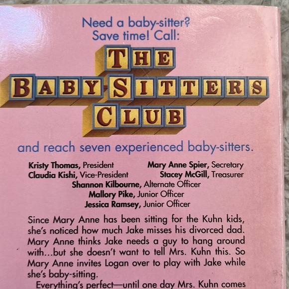 Mary Anne Breaks the Rules (The Baby-Sitters Club #79) paperback book 1994 - Picture 8 of 16
